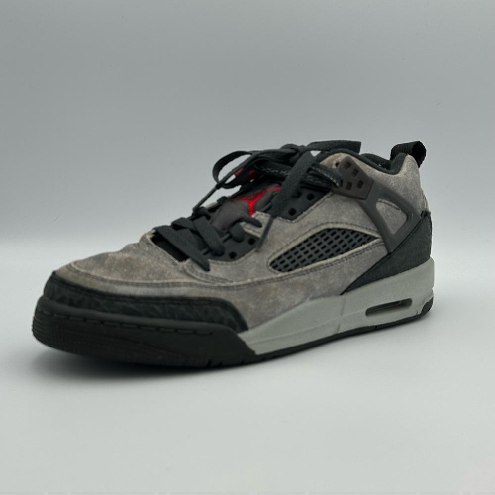 Nike Air Jordan Spizike Low Boys Gray Suede Basketball Sneakers Shoes Size 7Y